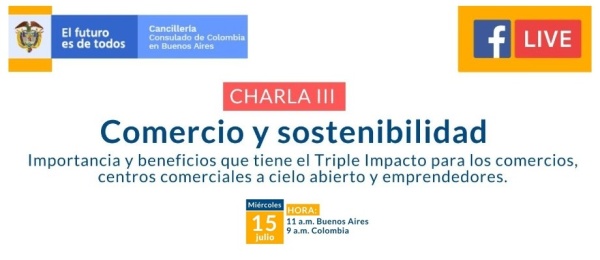 Consulado de Colombia en Buenos Aires invita Facebook live que realizará el 15 de julio de 2020
