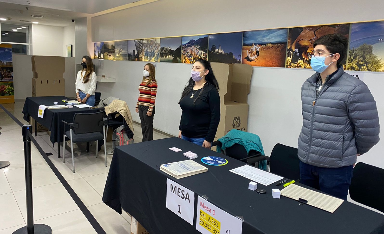 Apertura del proceso electoral en el Consulado de Colombia en Buenos Aires