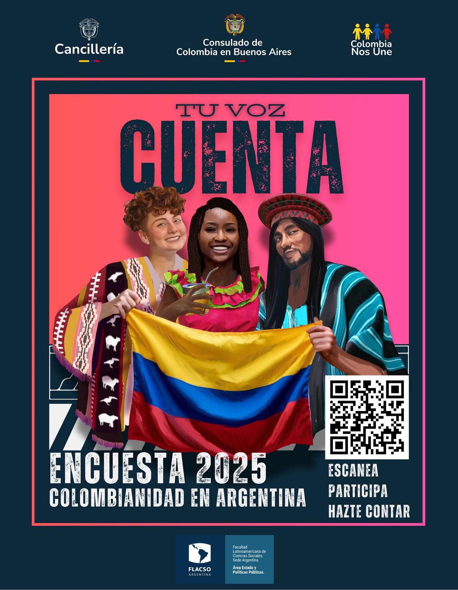 Participa en la Encuesta Colombianidad en Argentina 2025