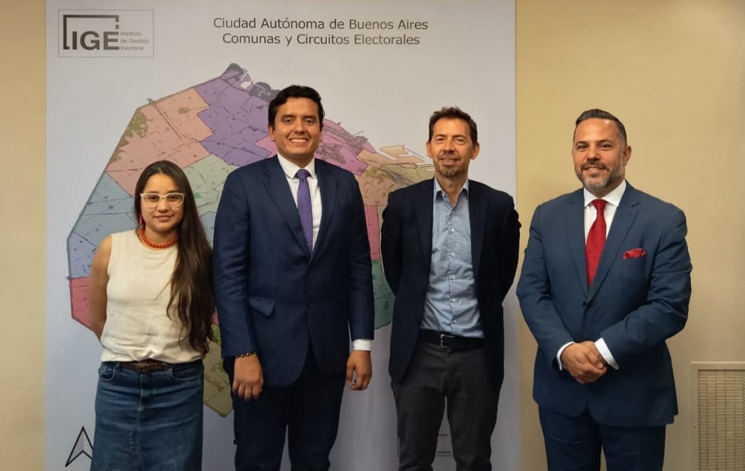 Reunión con el Director del Instituto de Gestión Electoral (IGE) del Gobierno de la Ciudad de Buenos Aires