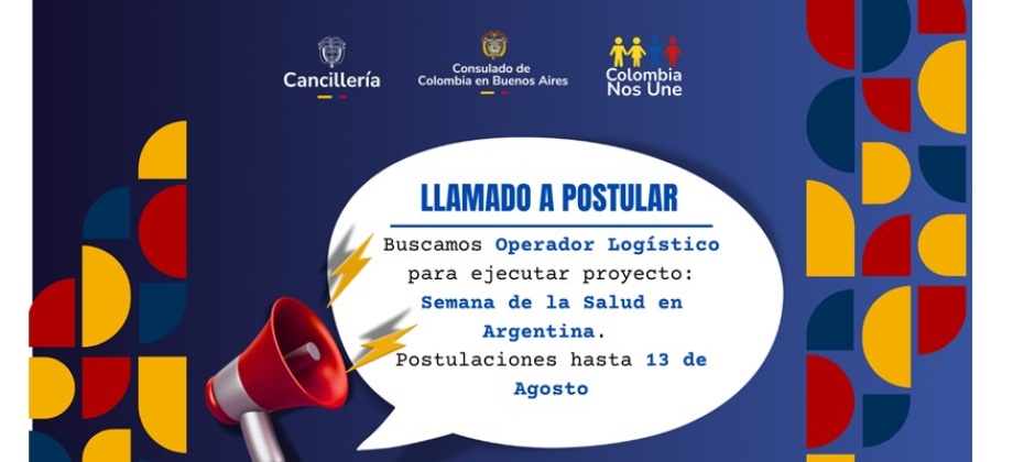 Convocatoria: Operador Logístico para la Semana de la Salud 2025 en Argentina