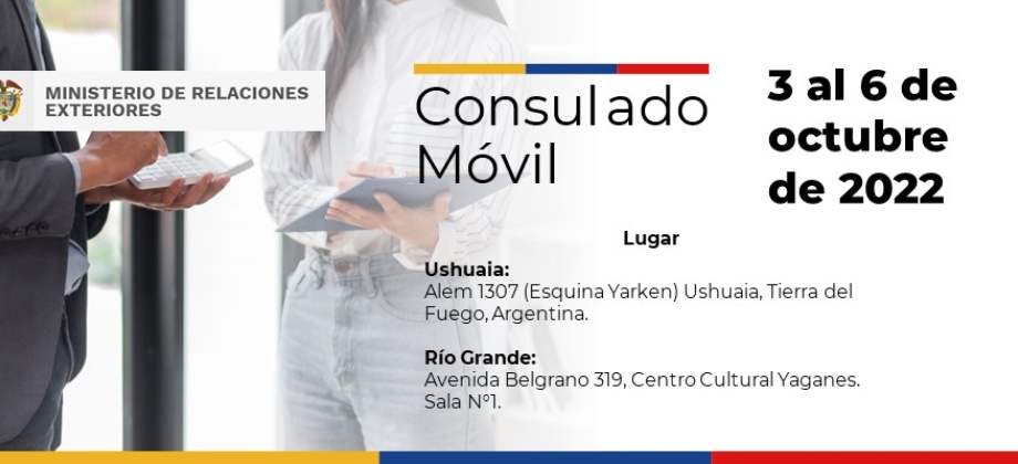 Participa del Consulado Móvil en Ushuaia y Río Grande