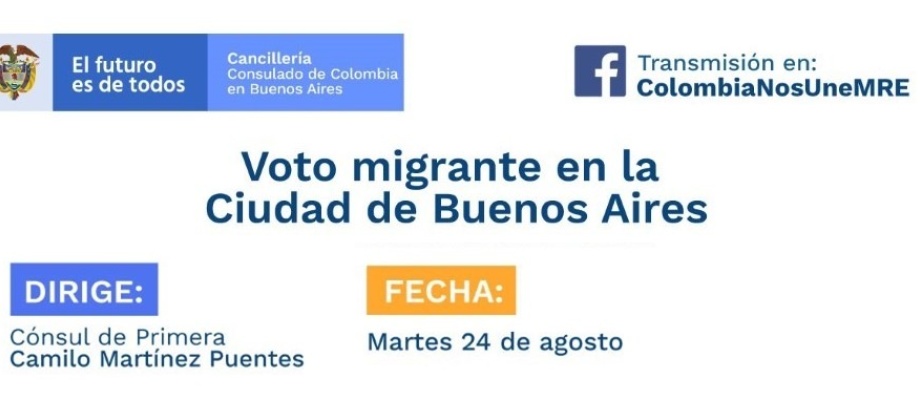 El 24 de agosto se realizará la charla Voto migrante en la ciudad 