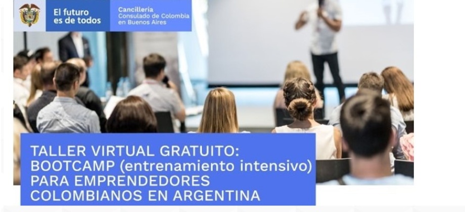 Taller virtual para emprendedores colombianos en Argentina este 15 de septiembre de 2021