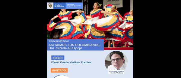 El Consulado de Colombia en Buenos Aires invita a los connacionales a participar de la Conferencia: Así somos los colombianos: una mirada al espejo