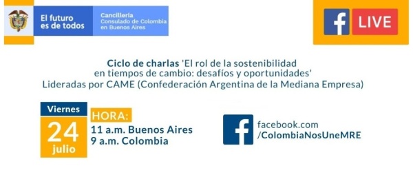 El Consulado de Colombia en Buenos Aires invita a la trasmisión del Ciclo de charlas 